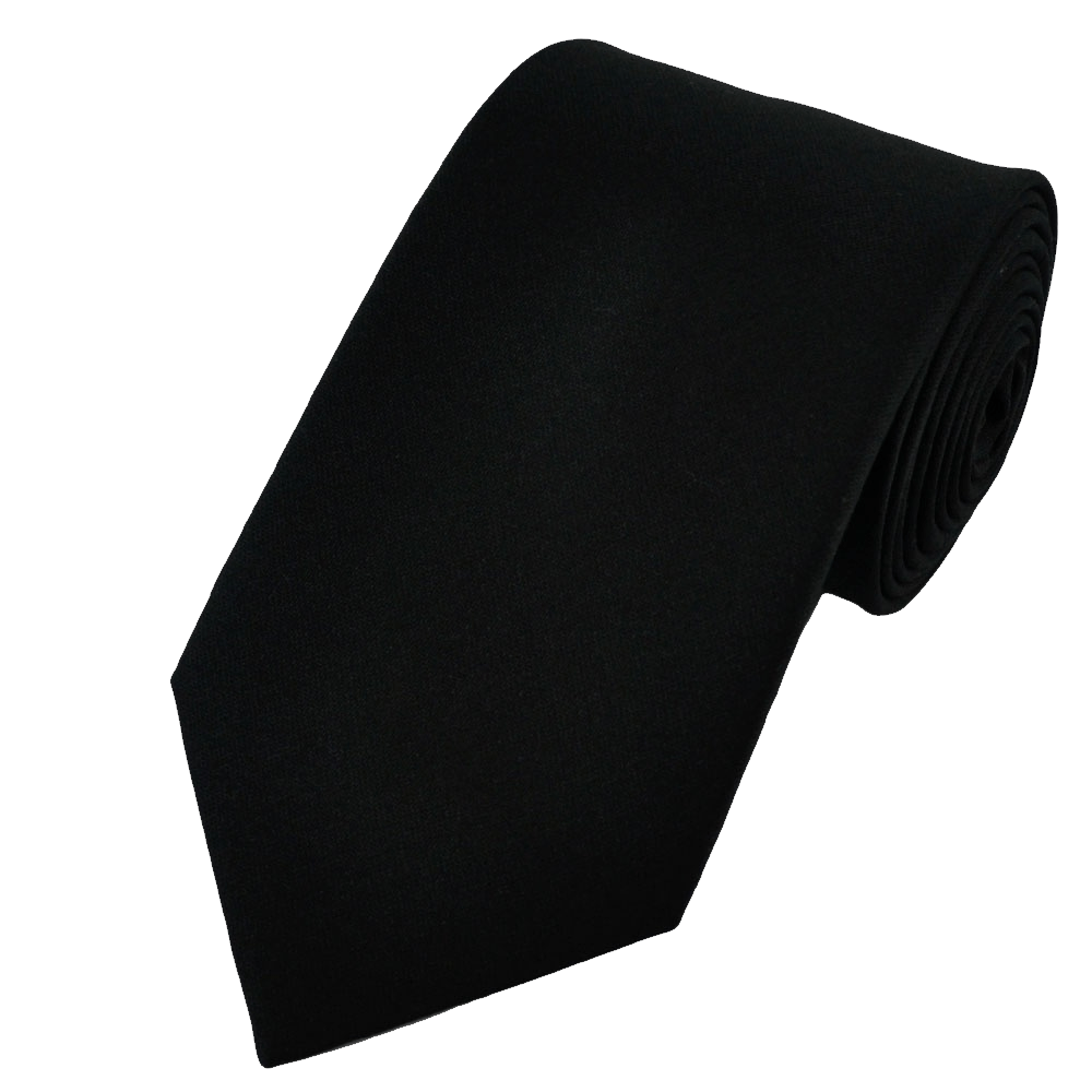 Black Tie Transparent PNG Image