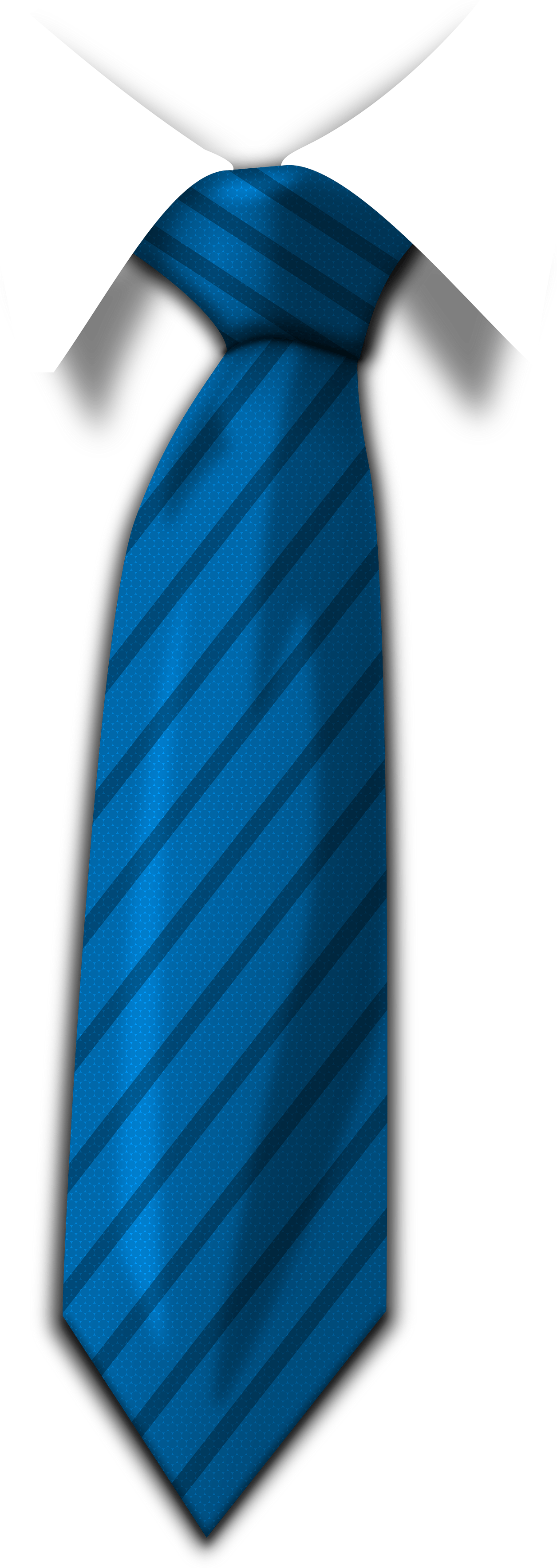 Blue Tie Transparent PNG Image
