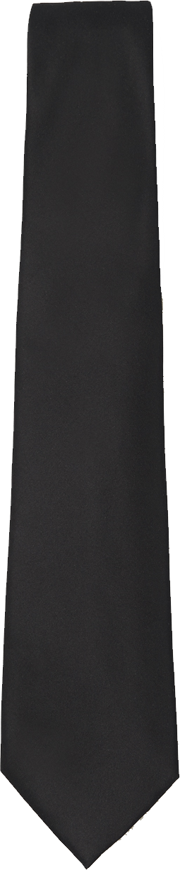 Black Tie Transparent PNG Image