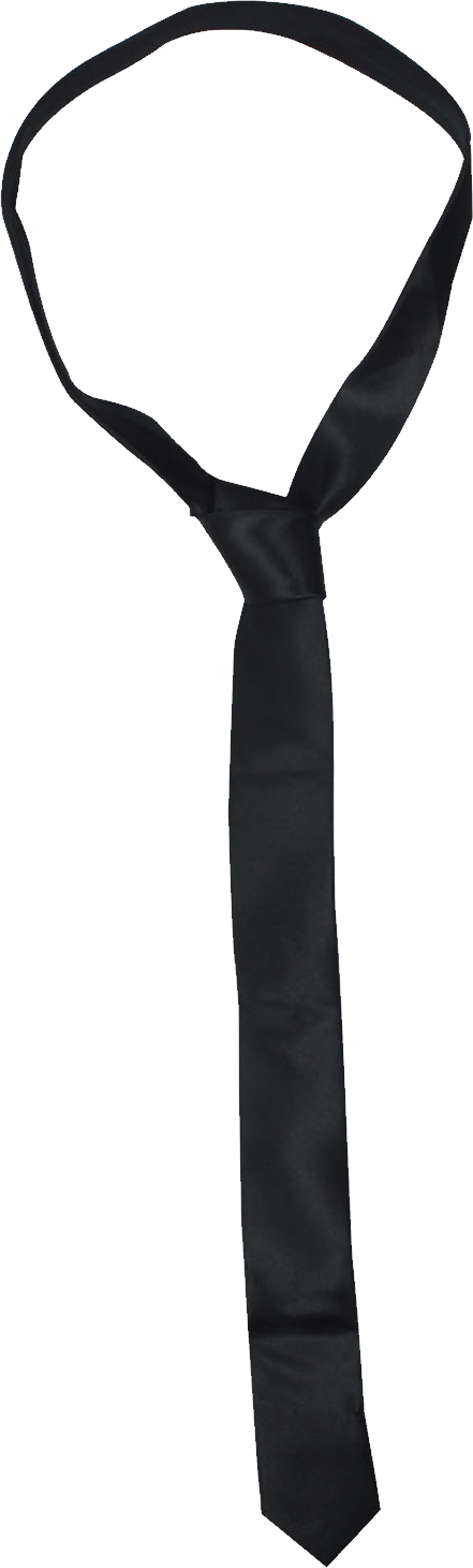 Black Tie Transparent PNG Image