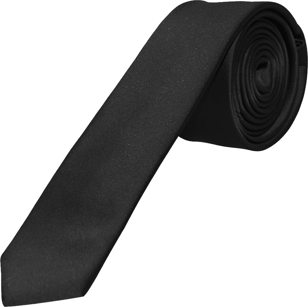 Black Tie Transparent PNG Image