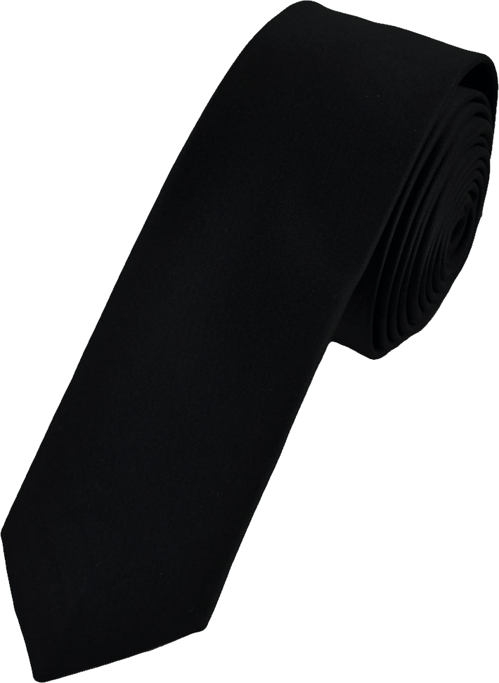 Black Tie Transparent PNG Image