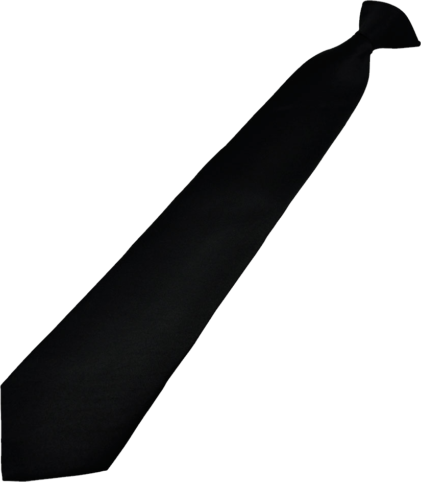 Black Tie Transparent PNG Image