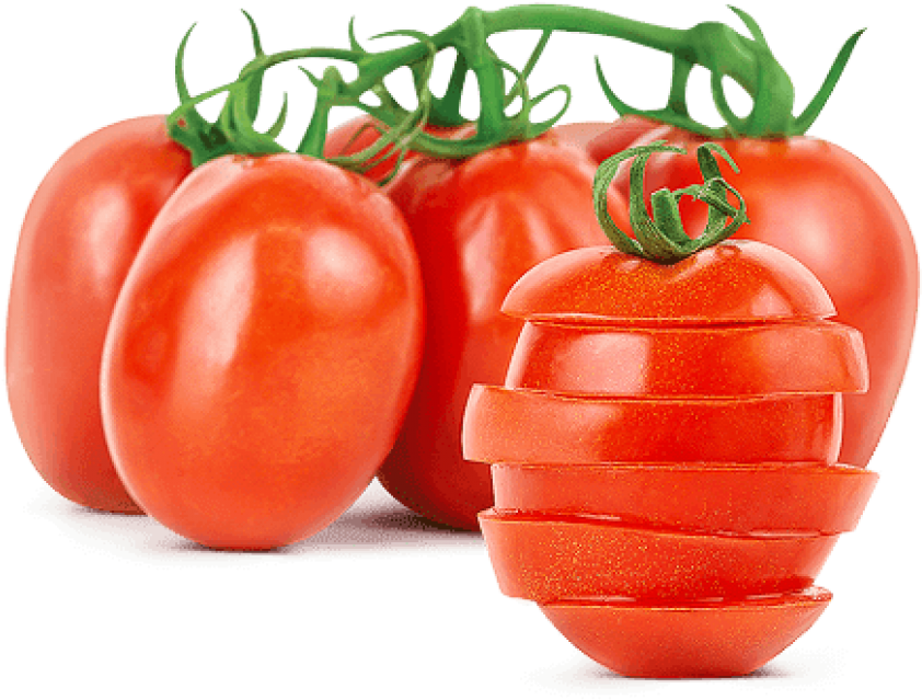 Fresh Tomatoes Red Bunch Transparent PNG Image