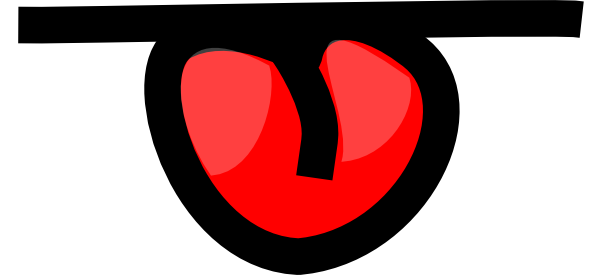 Funny Tongue Cartoon Transparent PNG Image