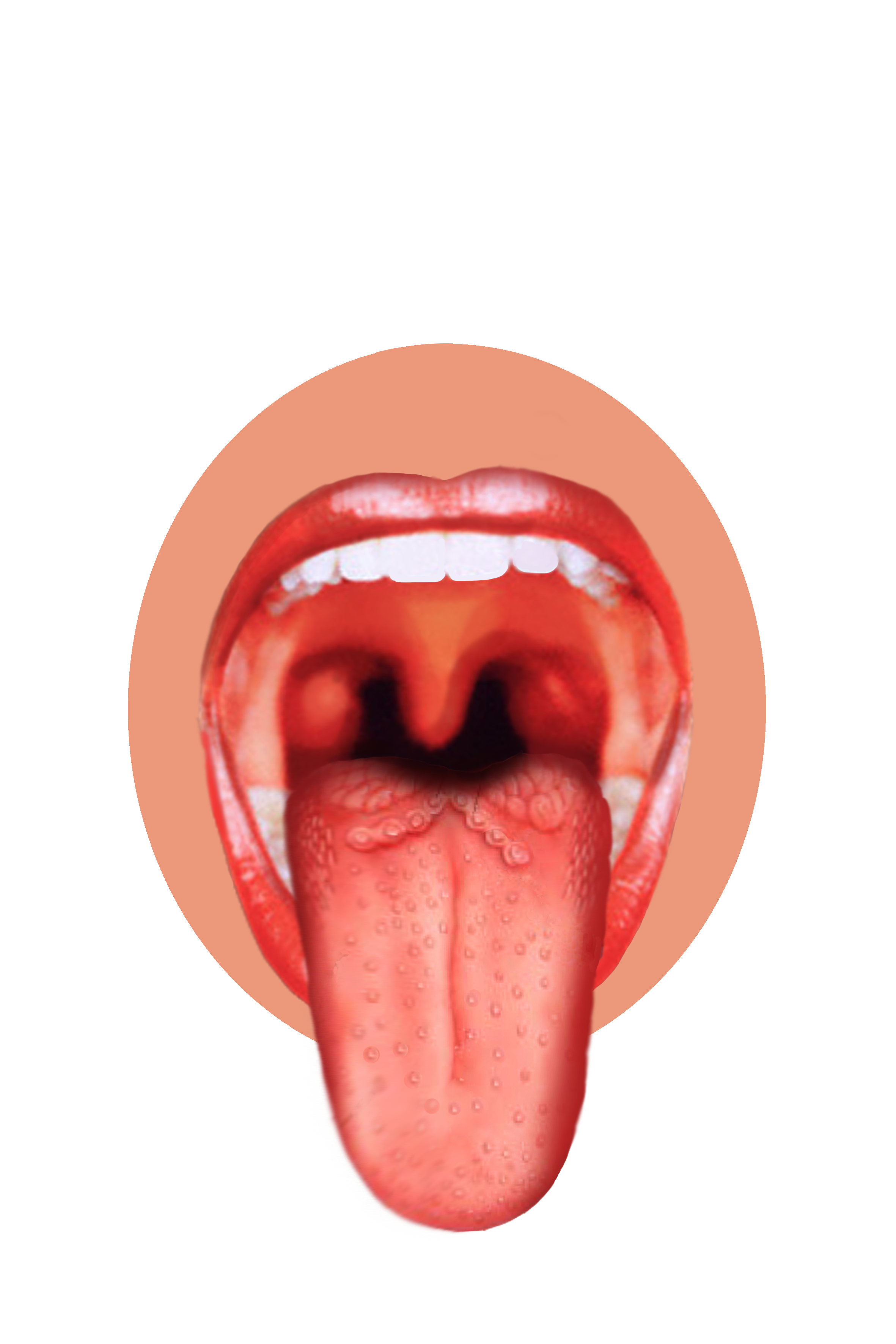 Funny Tongue Cartoon Transparent PNG Image