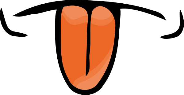 Funny Tongue Cartoon Transparent PNG Image
