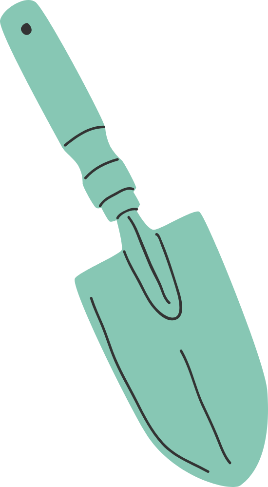 Vector Garden Trowel Transparent PNG Image