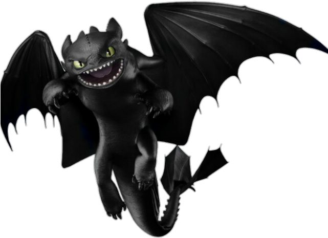 Flying Toothless Transparent PNG Image