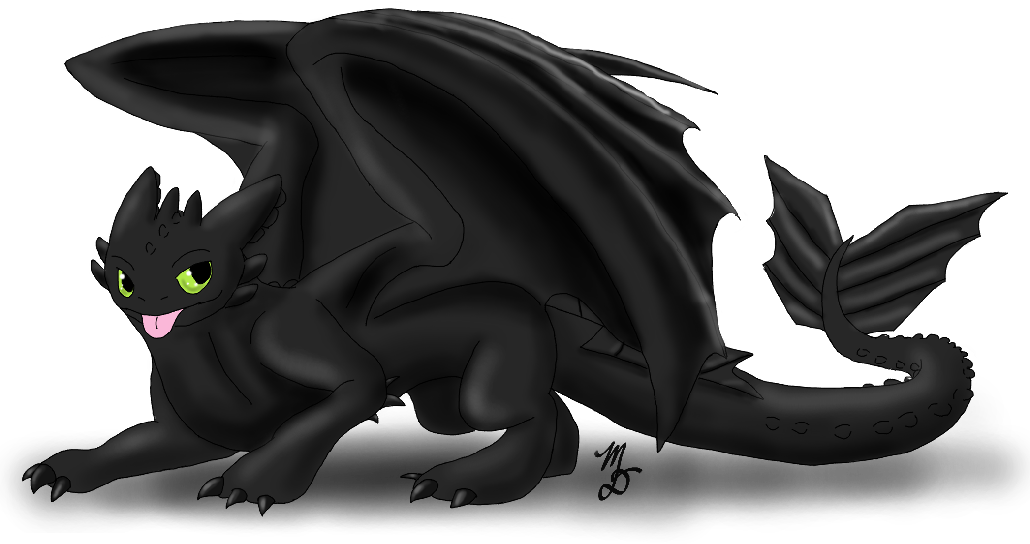 Toothless Dragon Transparent PNG Image