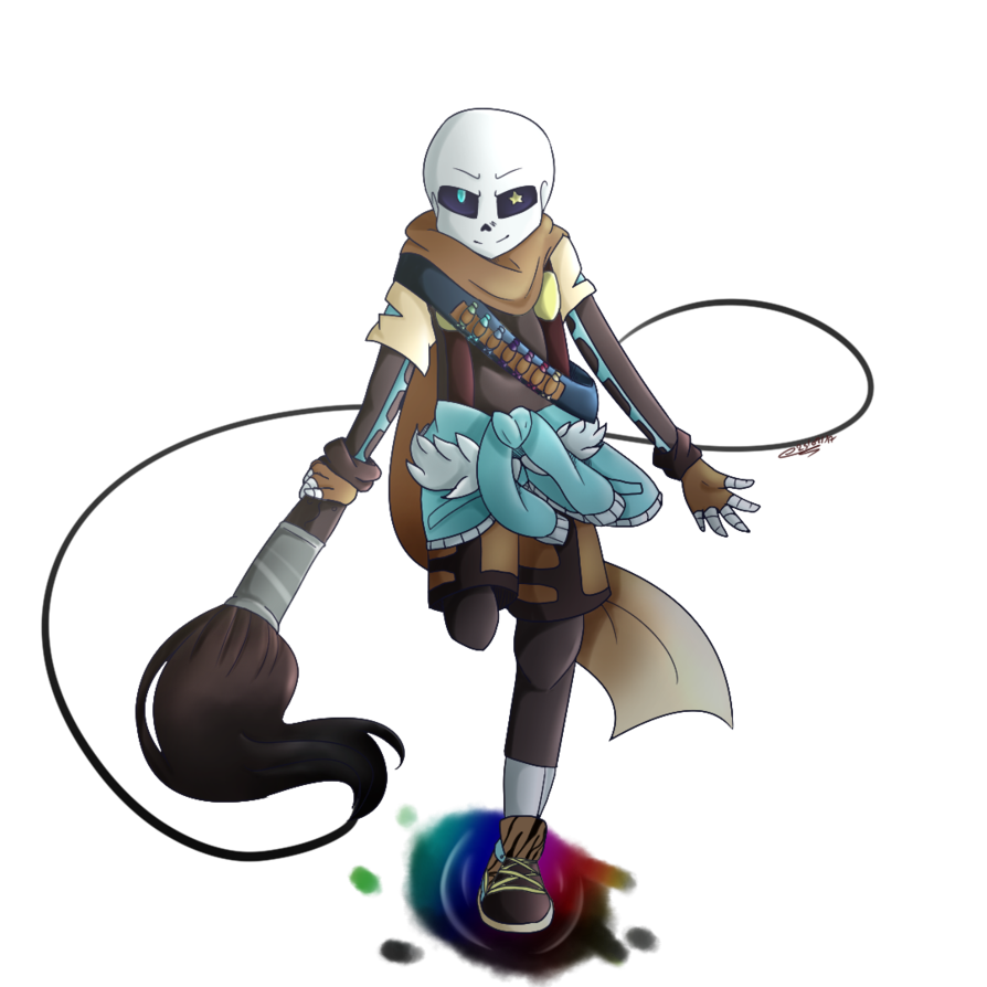Figurine Toy Ink Sans Undertale Transparent PNG Image