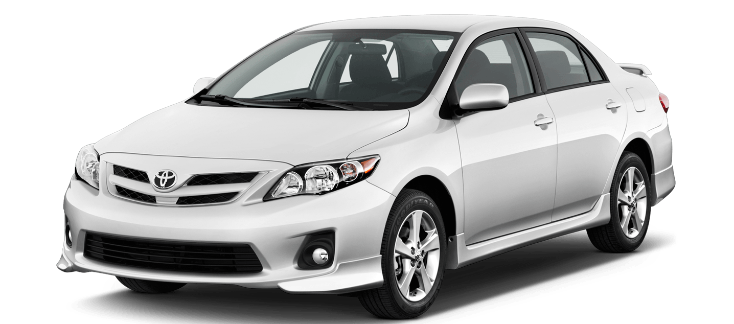 White Toyota Car Transparent PNG Image