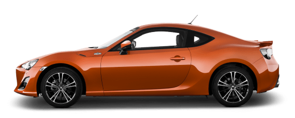 Orange Toyota Gt86 Car Transparent PNG Image
