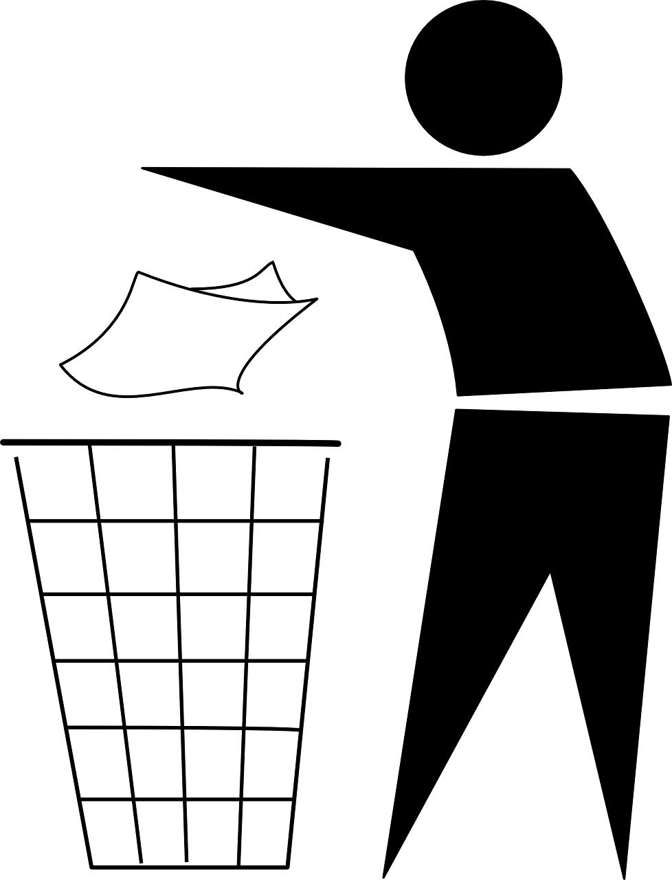 Bin Trash File Transparent PNG Image