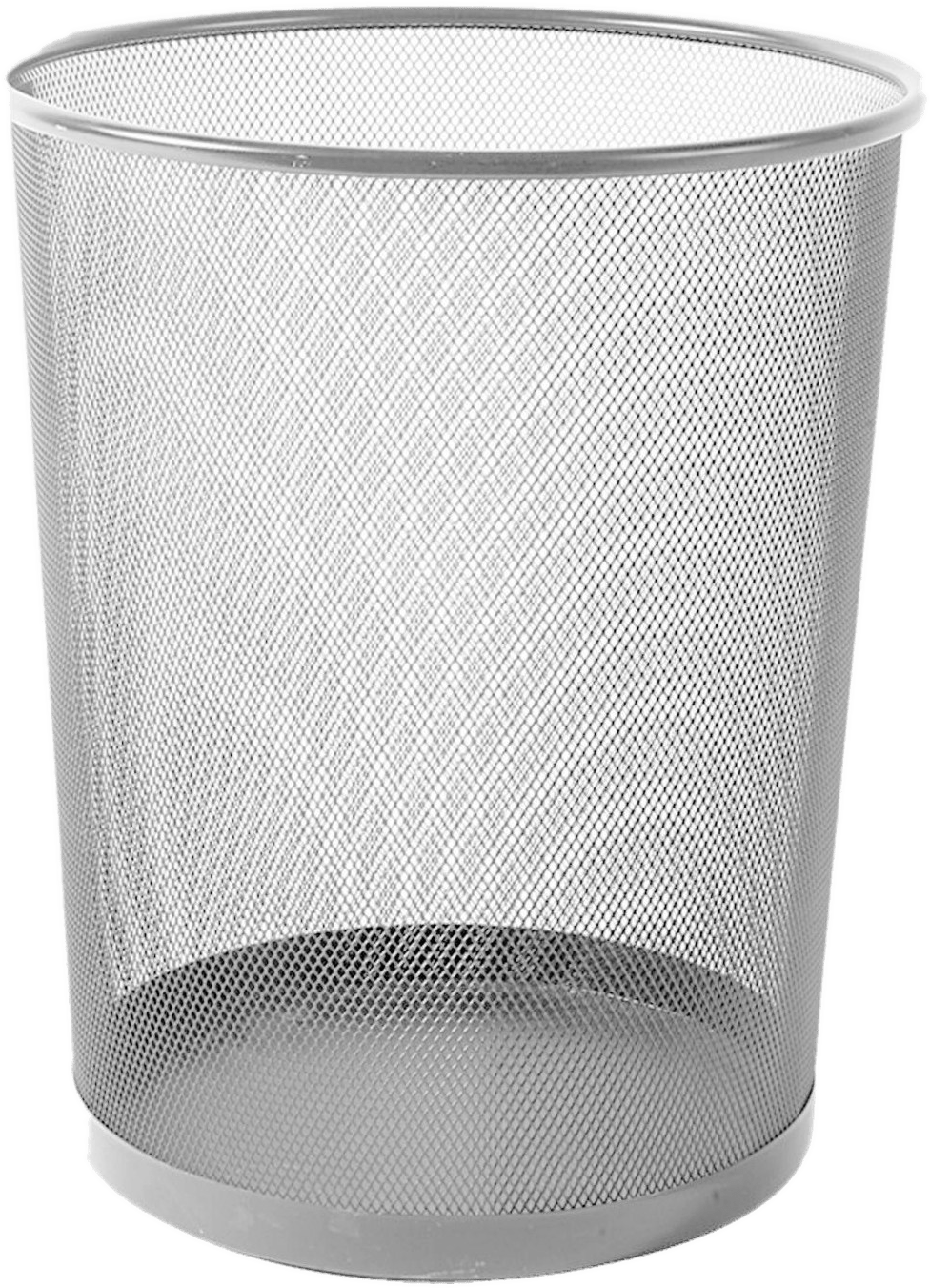 Bin Trash Silver Transparent PNG Image