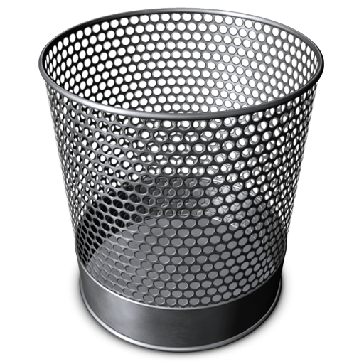 Bin Trash Silver Transparent PNG Image