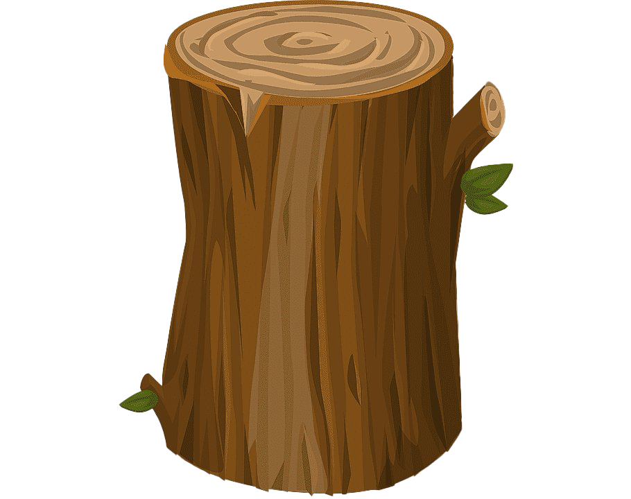 Tree Stump Trunk Transparent PNG Image