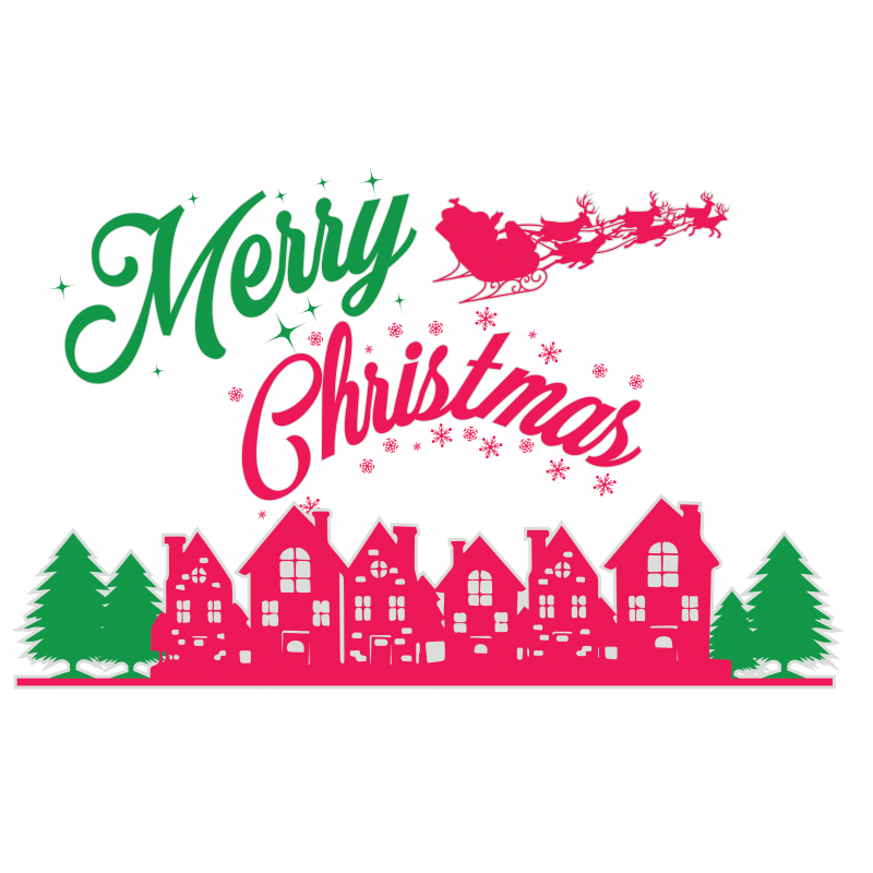 Pink Green Sticker Brand Christmas Transparent PNG Image