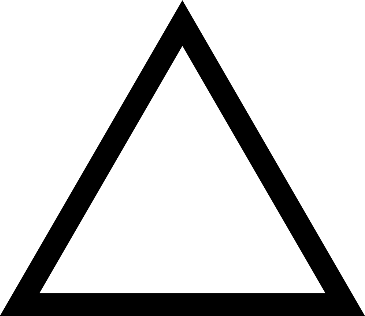 Triangle Silhouette Transparent PNG Image