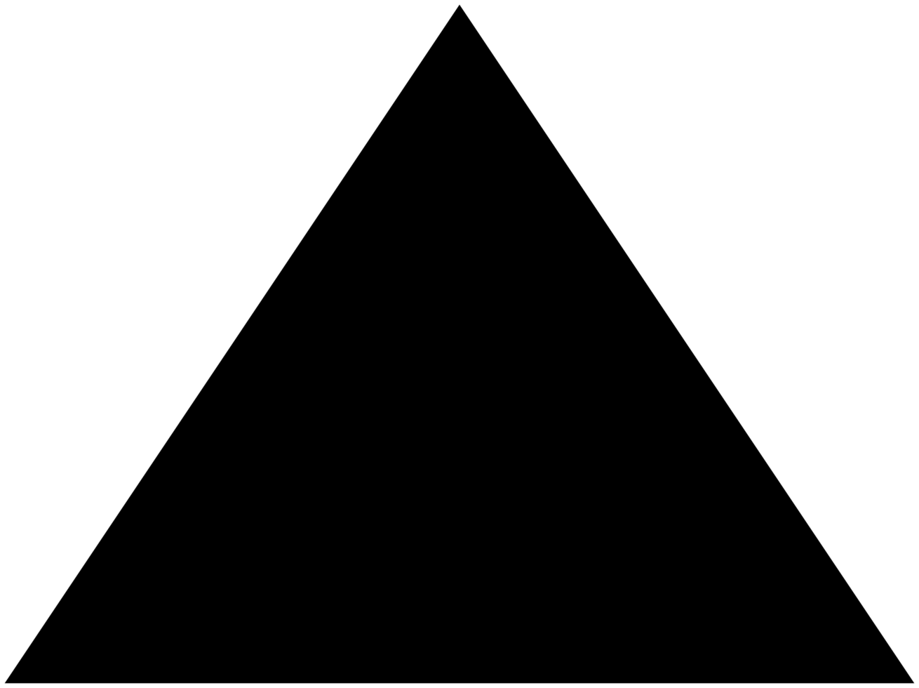 Triangle Silhouette Transparent PNG Image