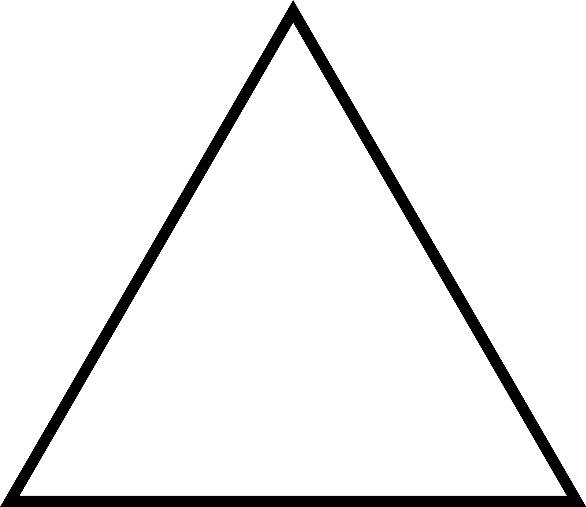 Vector Triangle Transparent PNG Image