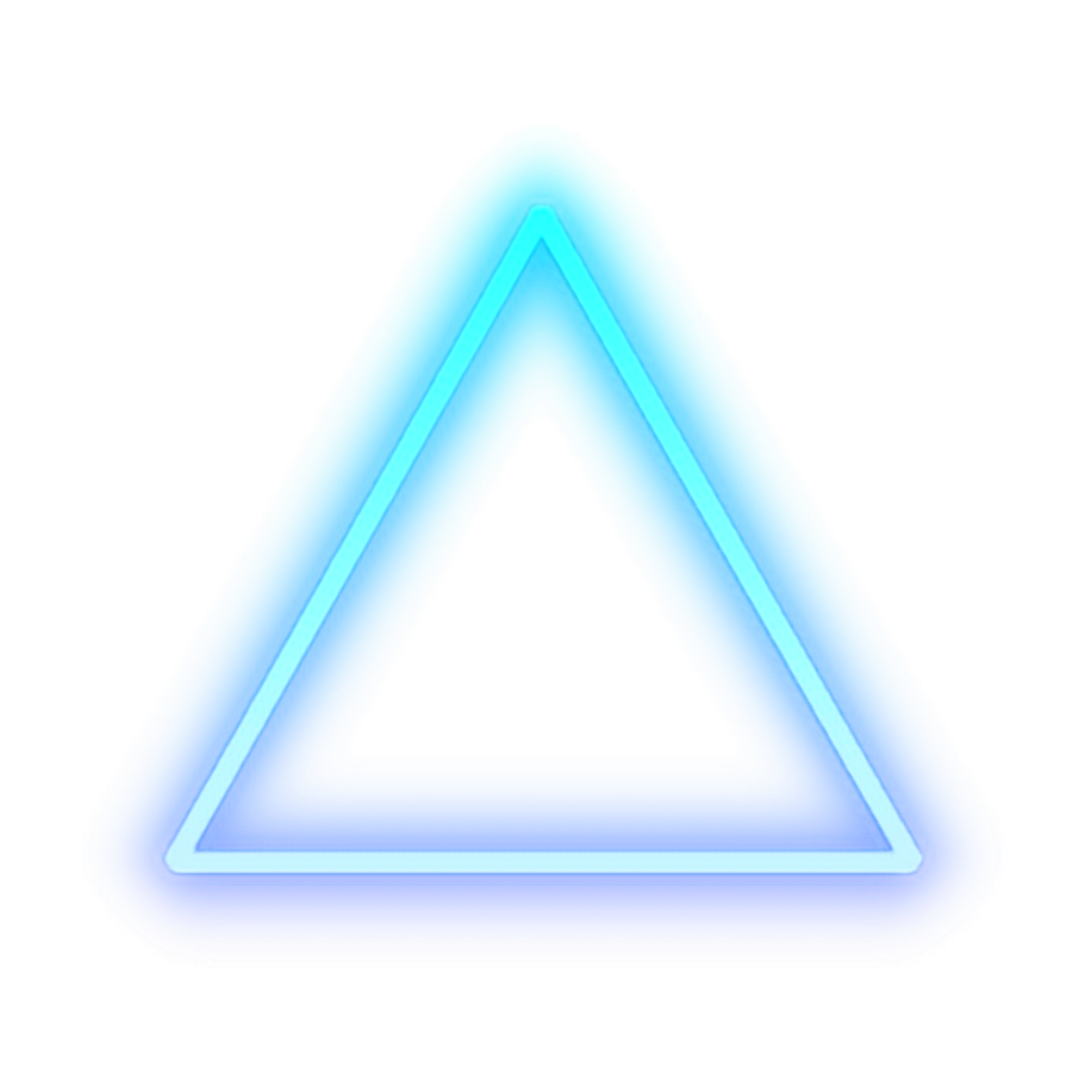 Triangle Light Sticker Neon Sign Human Detroit: Transparent PNG Image