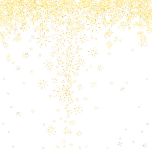 Pattern Stars Yellow Cool Transparent PNG Image