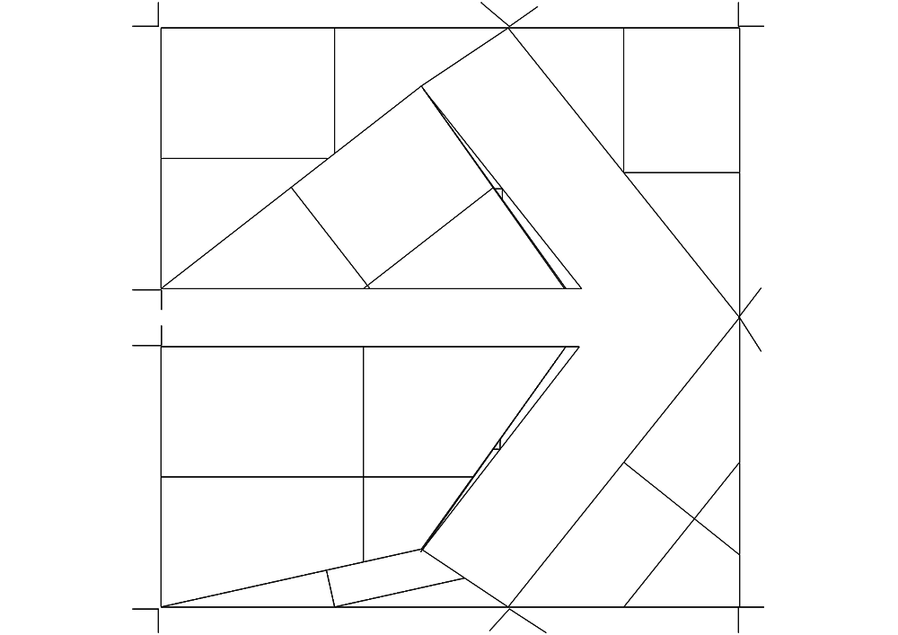White Paper Triangle Drawing Transparent PNG Image