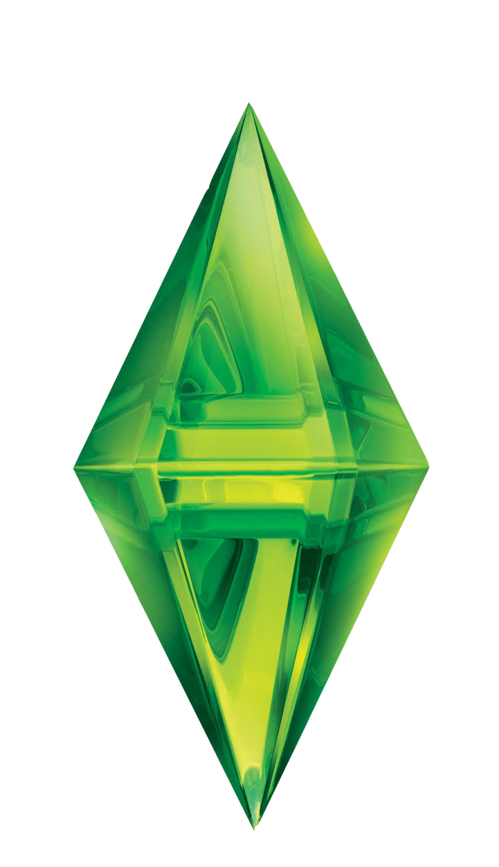 Sims Green Triangle Transparent PNG Image