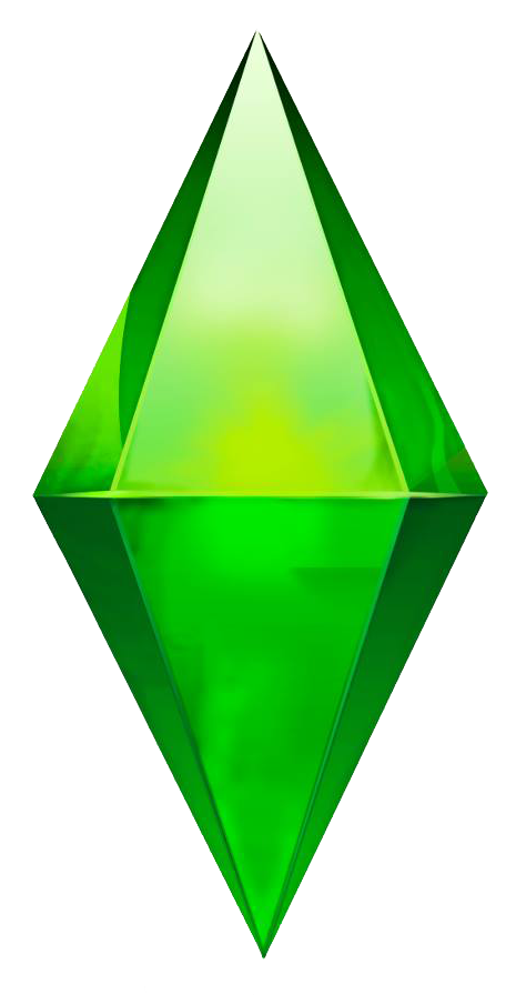 Sims Triangle Green Social Transparent PNG Image