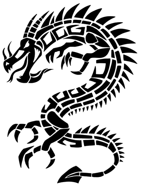 Tribal Skull Tattoos Transparent PNG Image