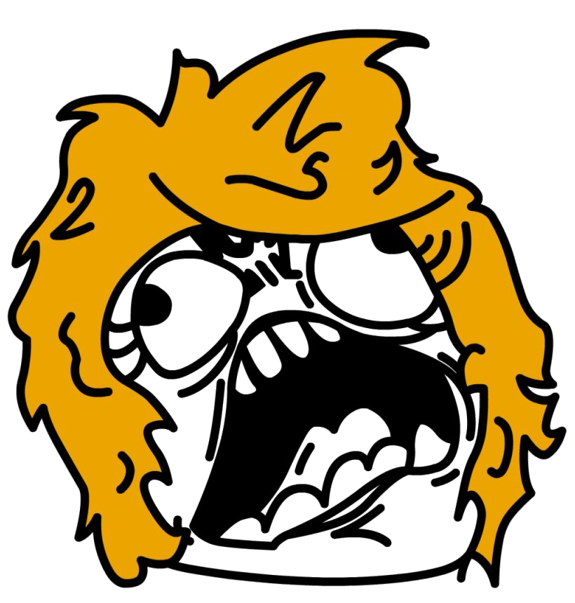 Girl Trollface Transparent PNG Image