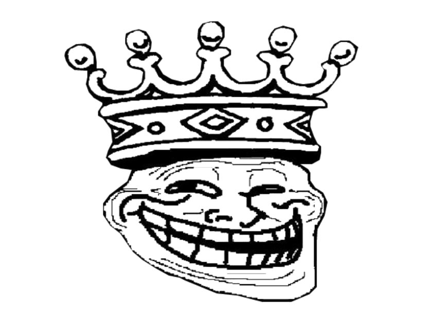 Trollface Man File Transparent PNG Image