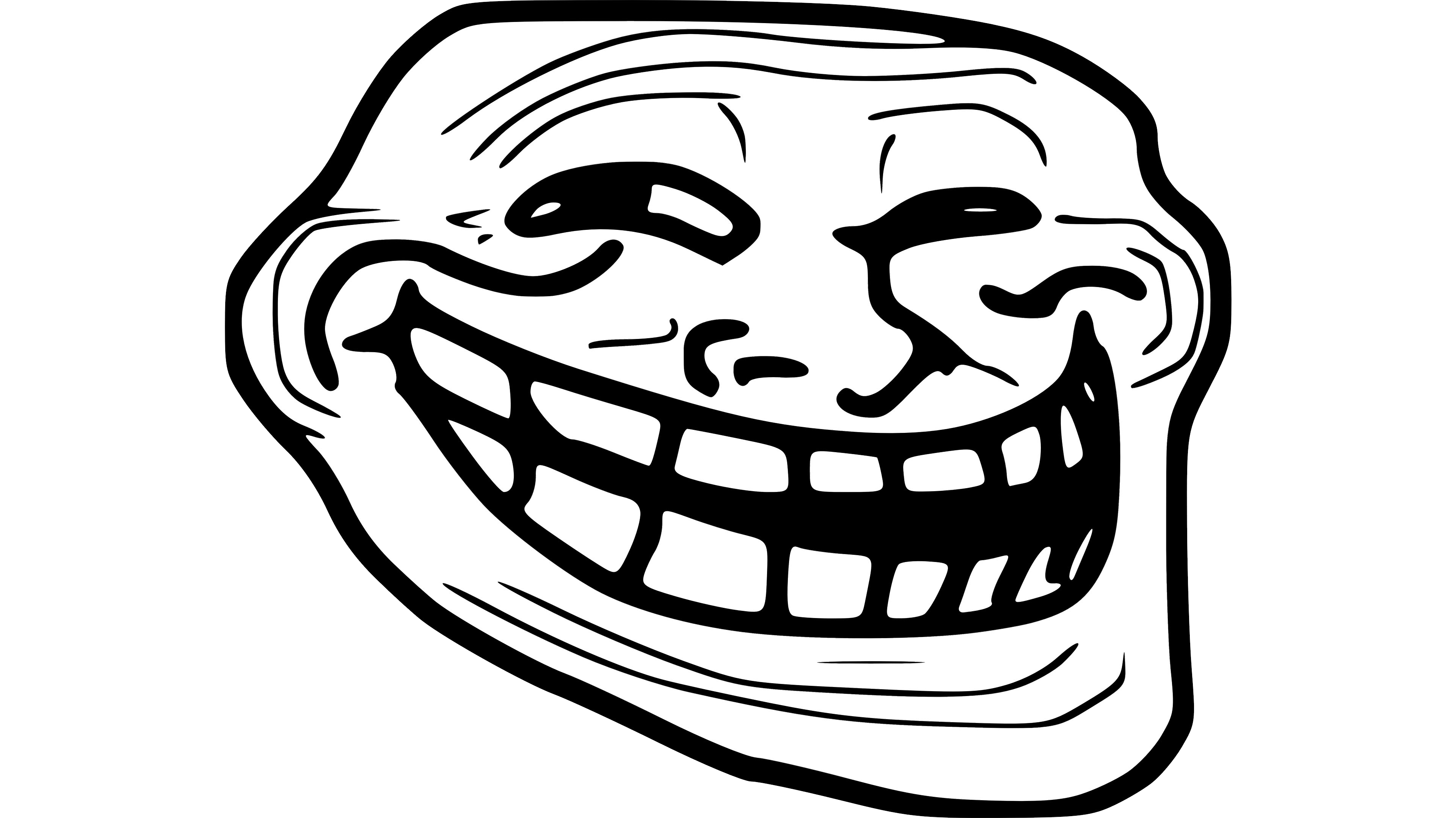 Trollface Man Transparent PNG Image