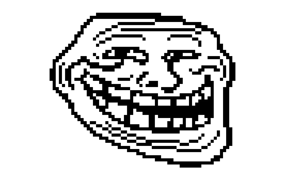 Meme Trollface Transparent PNG Image