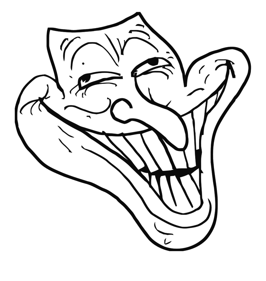 Trollface Transparent PNG Image