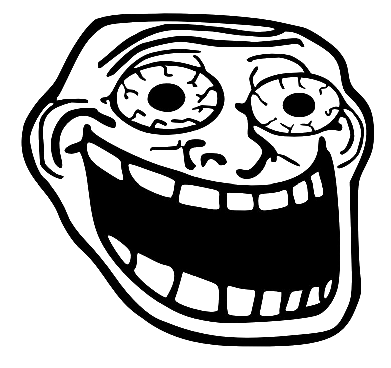 Trollface Transparent PNG Image