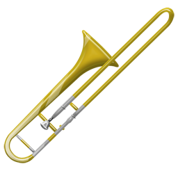 Trombone Transparent PNG Image