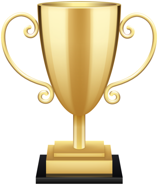 Golden Champion Cup Transparent PNG Image