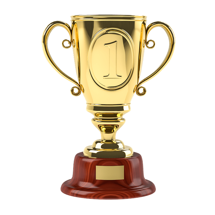 Golden Champion Cup Transparent PNG Image
