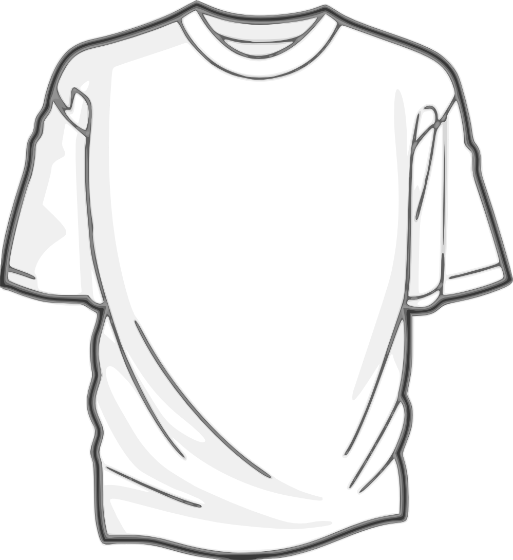 White T-Shirt Transparent PNG Image