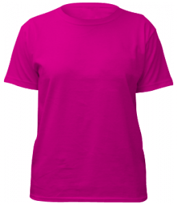 Pink T-Shirt Transparent PNG Image