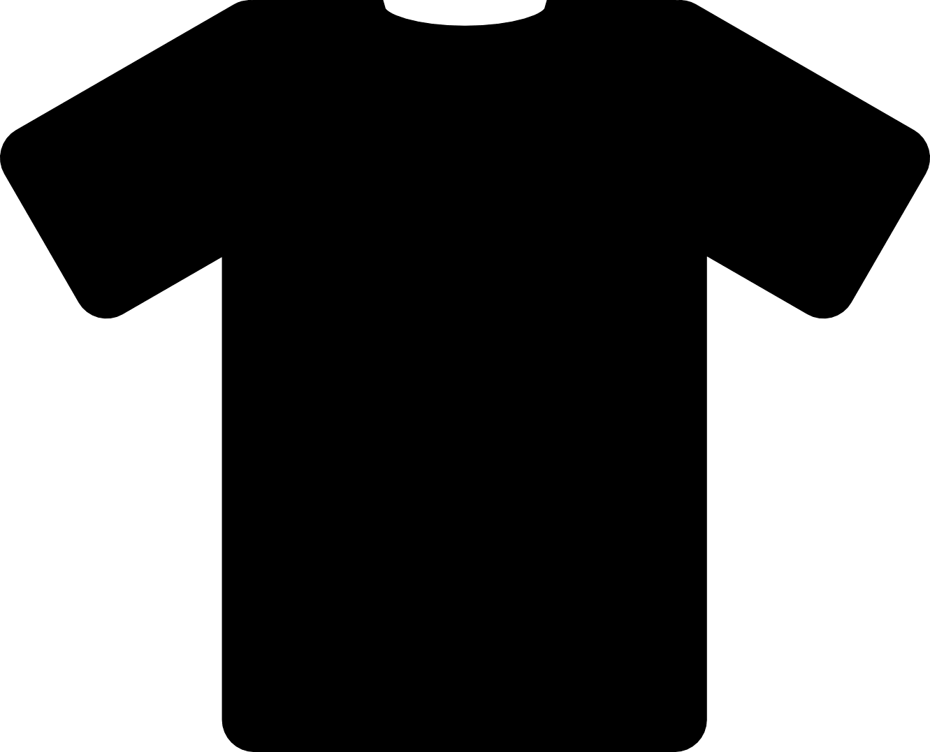 Black T-Shirt Transparent PNG Image