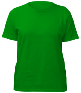 Green T-Shirt Transparent PNG Image