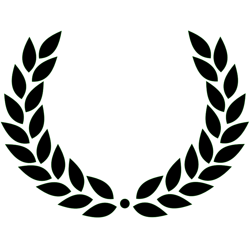 Laurel Tshirt Wreath graphy Monochrome Transparent PNG Image