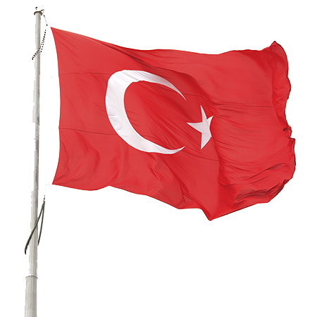 Turkey Flag Transparent PNG Image