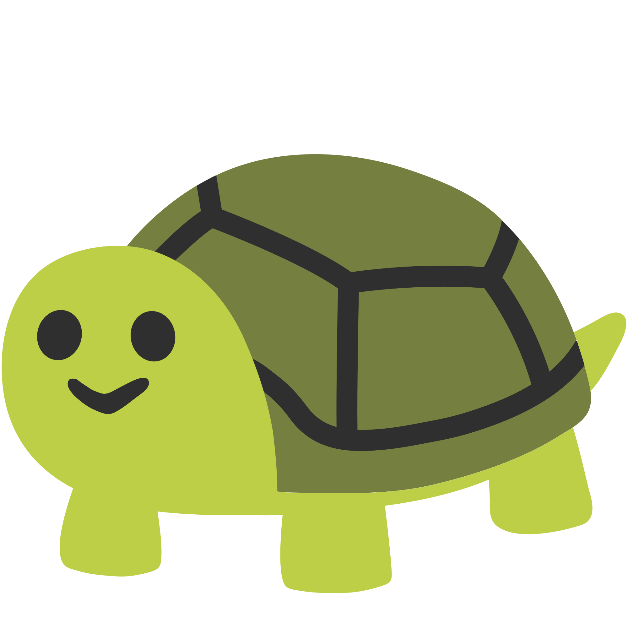 Turtle Green Transparent PNG Image