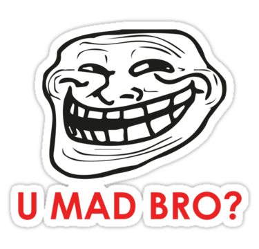 U Mad Bro Transparent PNG Image