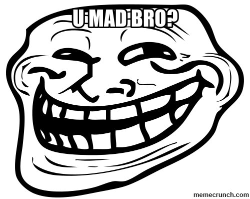 Bro U Mad Transparent PNG Image