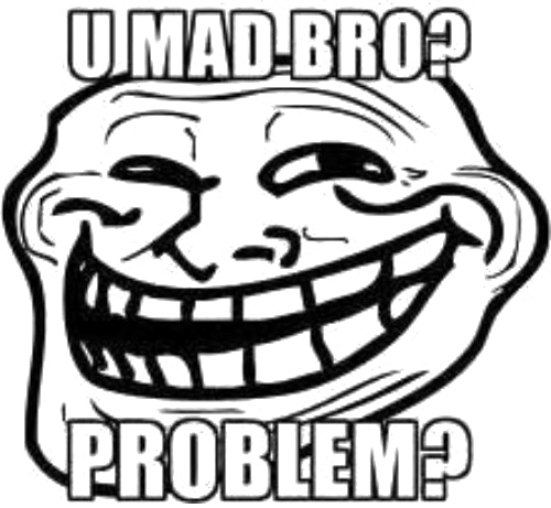 Bro U Mad Transparent PNG Image